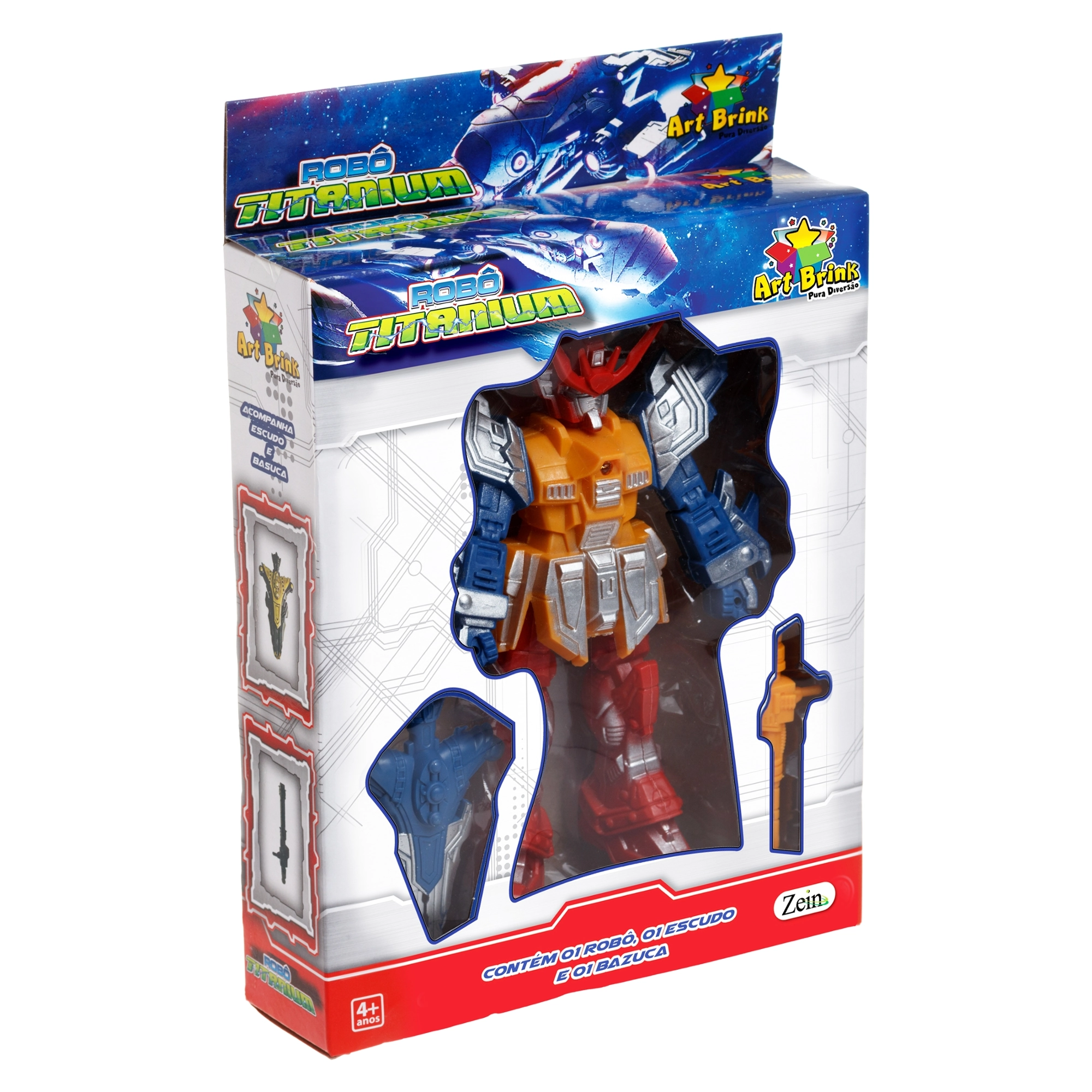 Robo Galaxia C Luz E Acessorios 19cm 2188