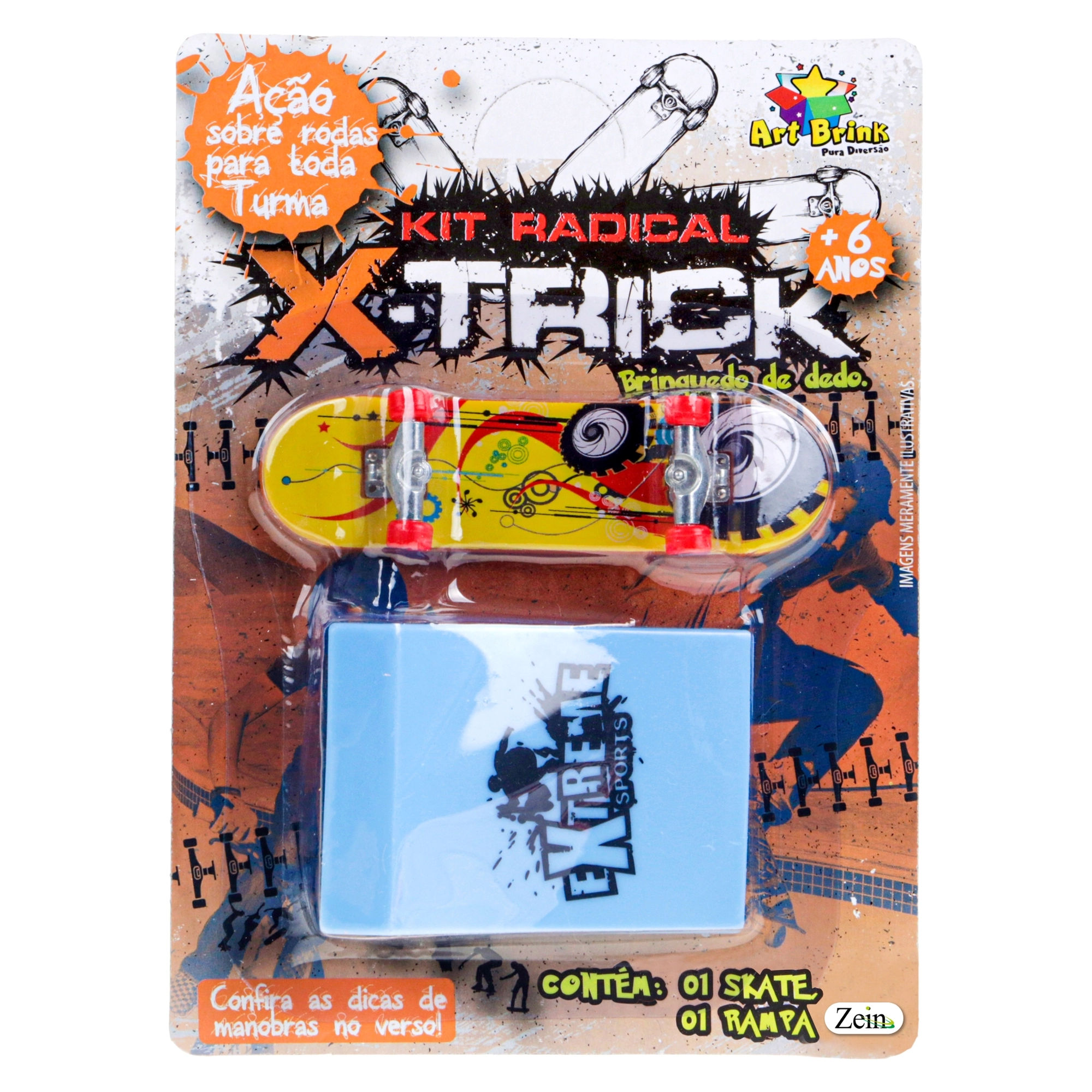 Skate De Dedo C/rampa Obstaculo Ref.842193 Zein