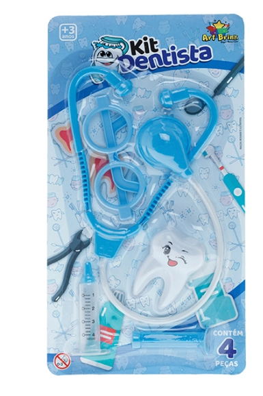 Brinq Kit Dentista Zein C 4pcs Azul
