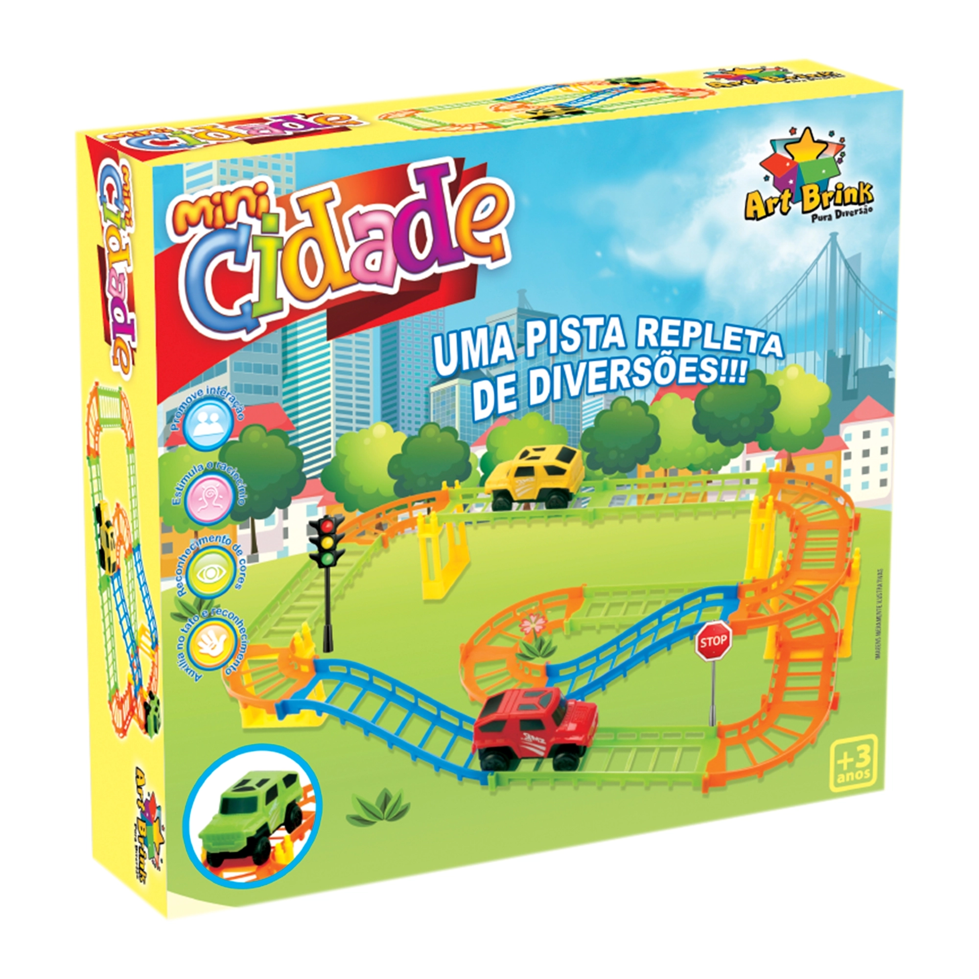 Pista Color Mini Cidade Art Brink