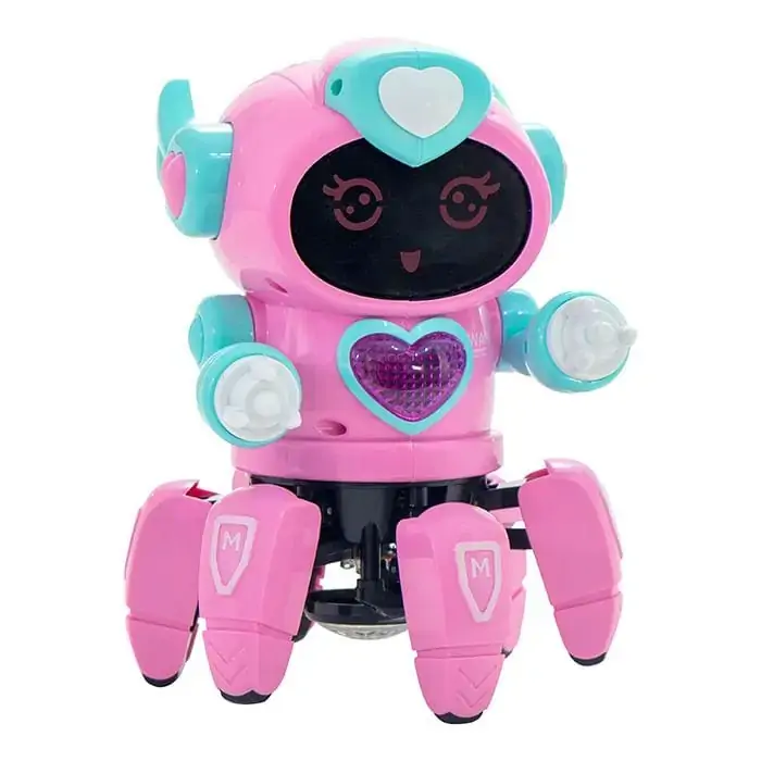 Robo Lady Com Face Digital Luz