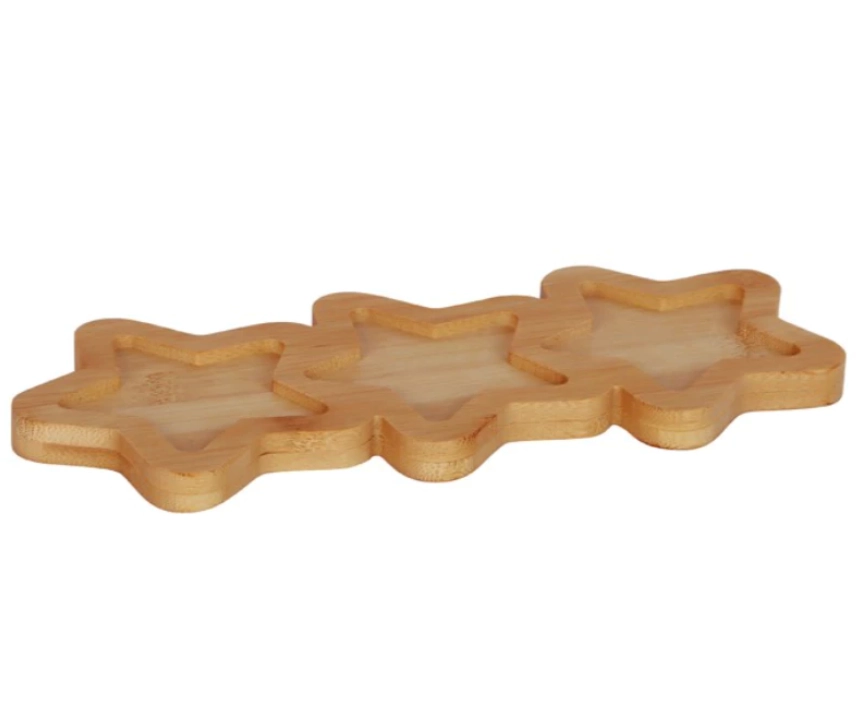 Petisqueira Bambu Estrela 28x12cm Zein