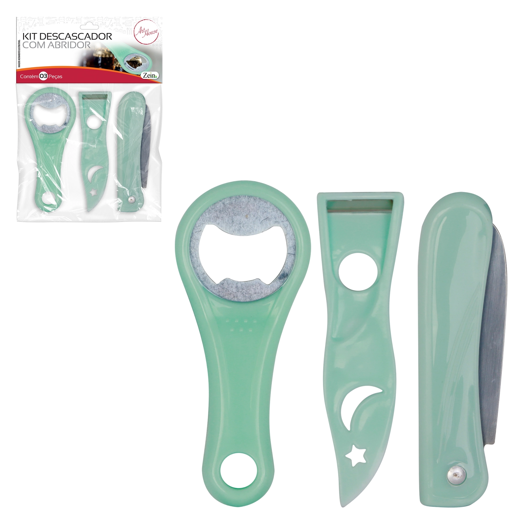 Kit Descascador Zein C/ Abridor