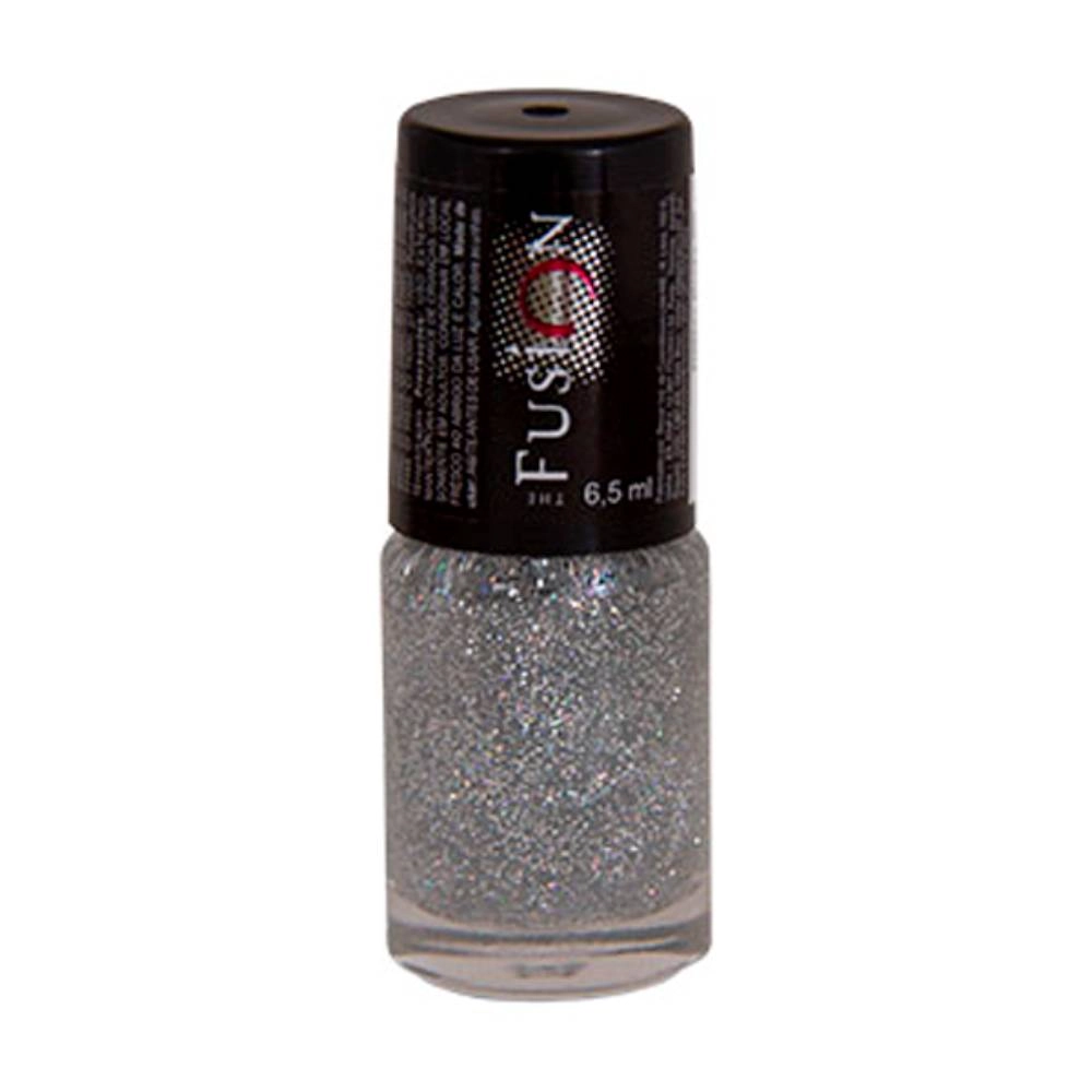 Esmalte The Fusion Glitter Prata 6,5 Ml