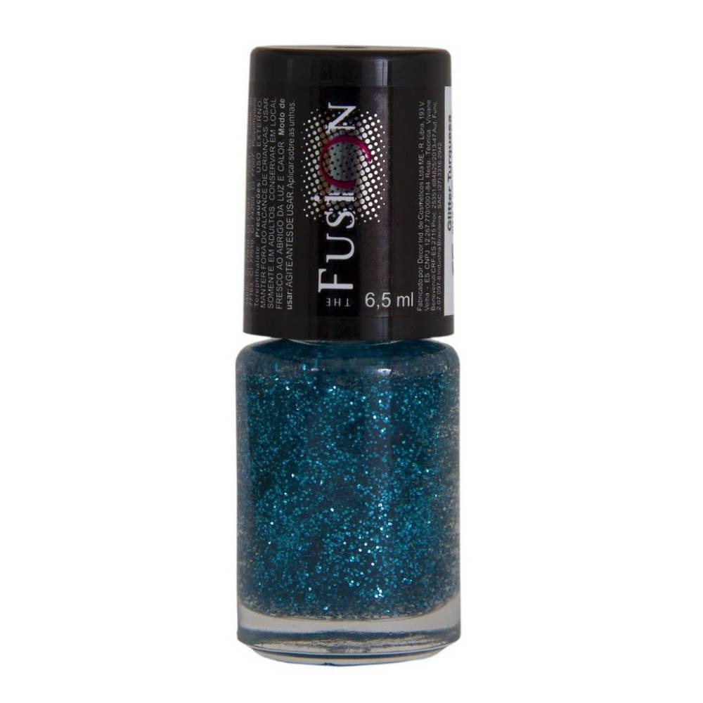 Esmalte The Fusion Glitter Turquesa 6,5 Ml