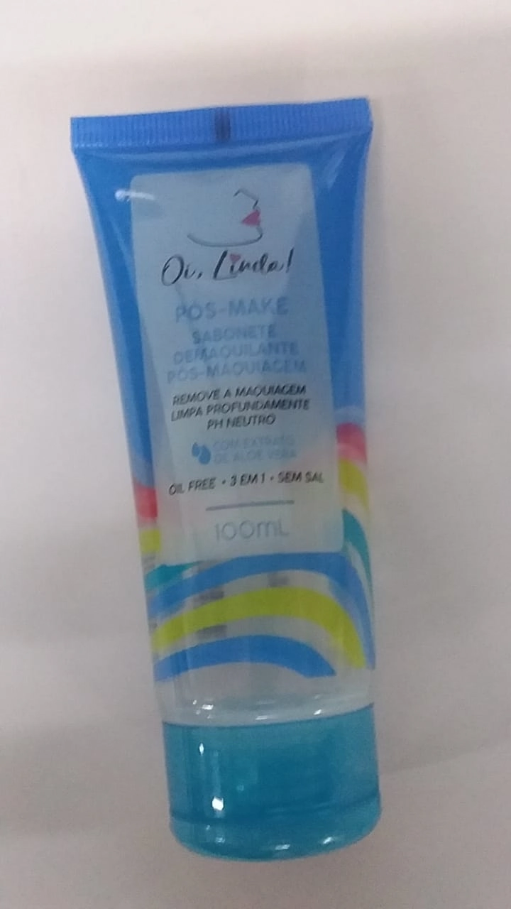 Sabonete Liq Oi Linda Demaquilante Pos Make 100ml