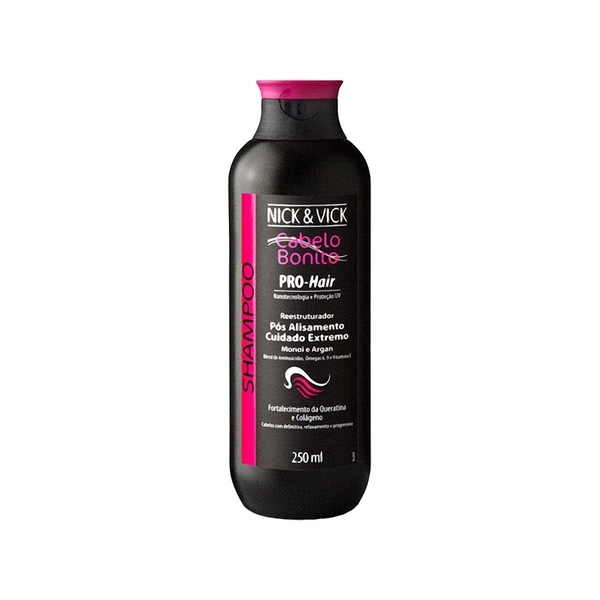 Shampoo Nick Vick Pro Hair Reestruturador Pós Alisamento