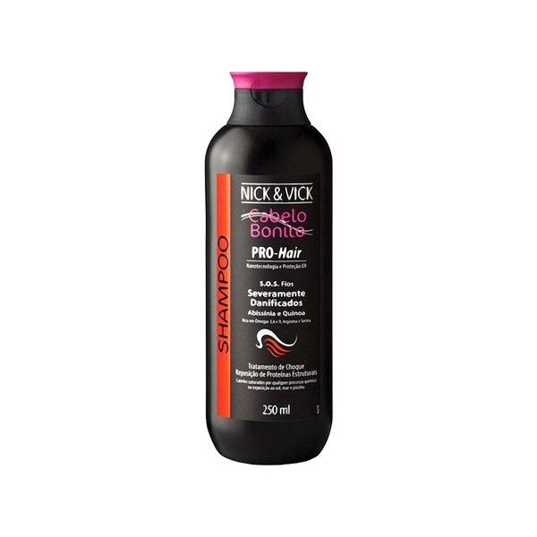 Shampoo Nick Vick S.o.s Fios Severamente Danificados