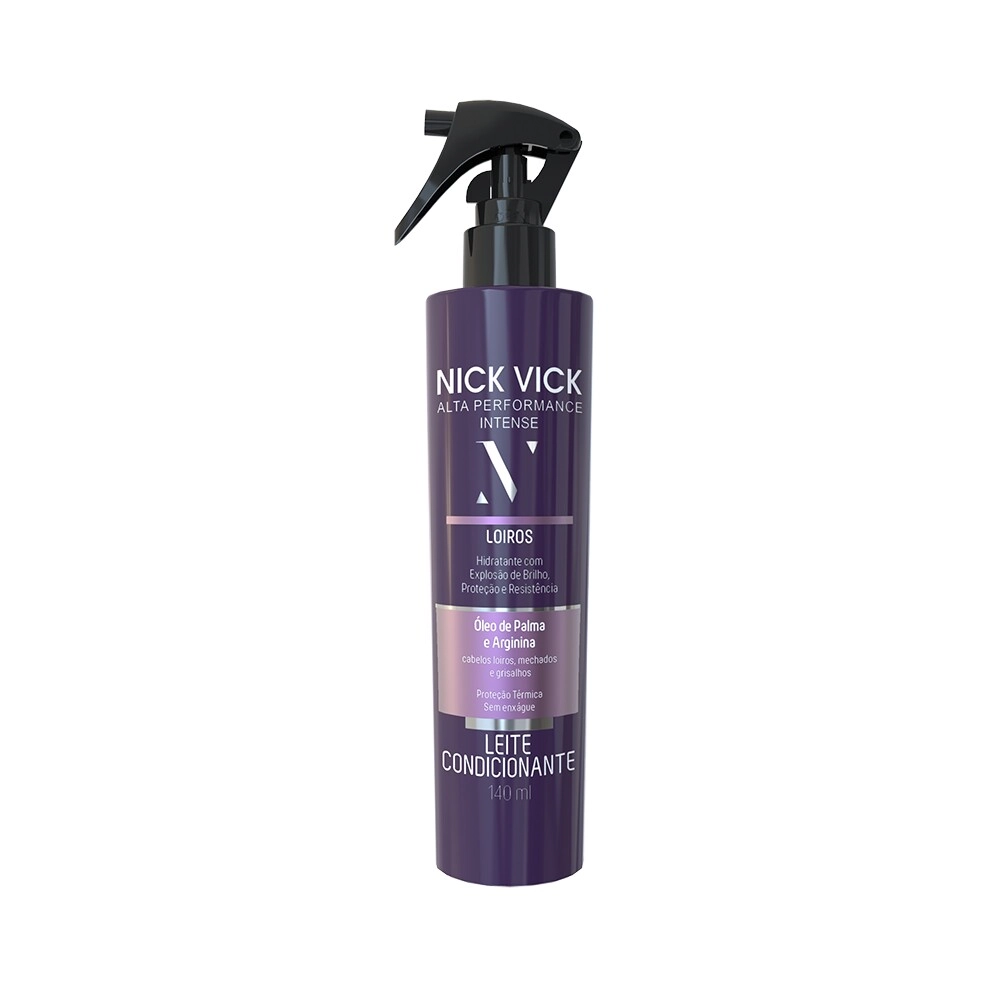 Leite Condicionante Pro Hair Revitalização Intensa Cabelos Loiros Oil Palm Tree Nick Vick