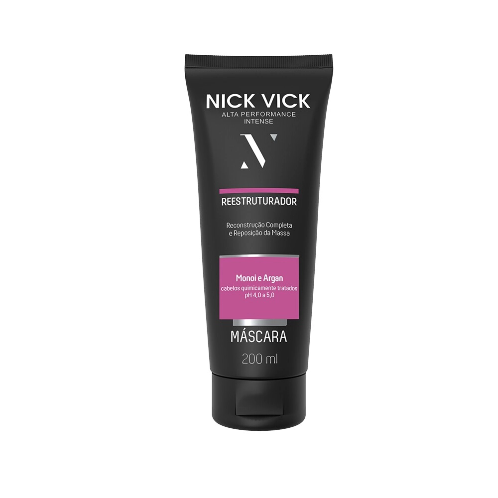Máscara Pro Hair Reestruturador Monoi E Argan Nick Vick