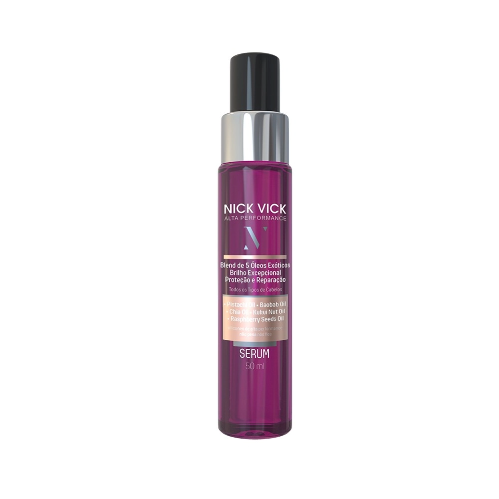 Reparador De Pontas Pro Hair Serum Brilho Excepcional Proteção E Reparação Nick Vick
