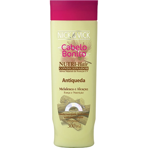Condicionador Nutri Hair Antiqueda Alcaçuz E Melaleuca Cabelos Com Queda Quebradiços E Com Pontas Du