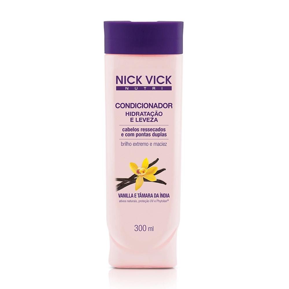 Condicionador Nutri Hair Hidratação E Leveza Vanilla E Tâmara Da índia Phytolan 300ml Nick Vick