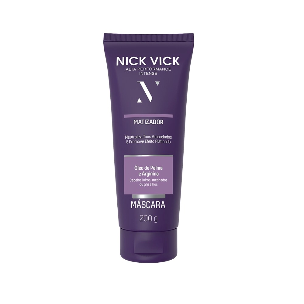 Máscara Pro Hair Revitalização Intensa Da Cor Cabelos Loiros Platino E Brilho Nick Vick