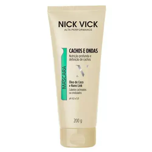 Mascara Cachos E Ondas 200g Nick Vick