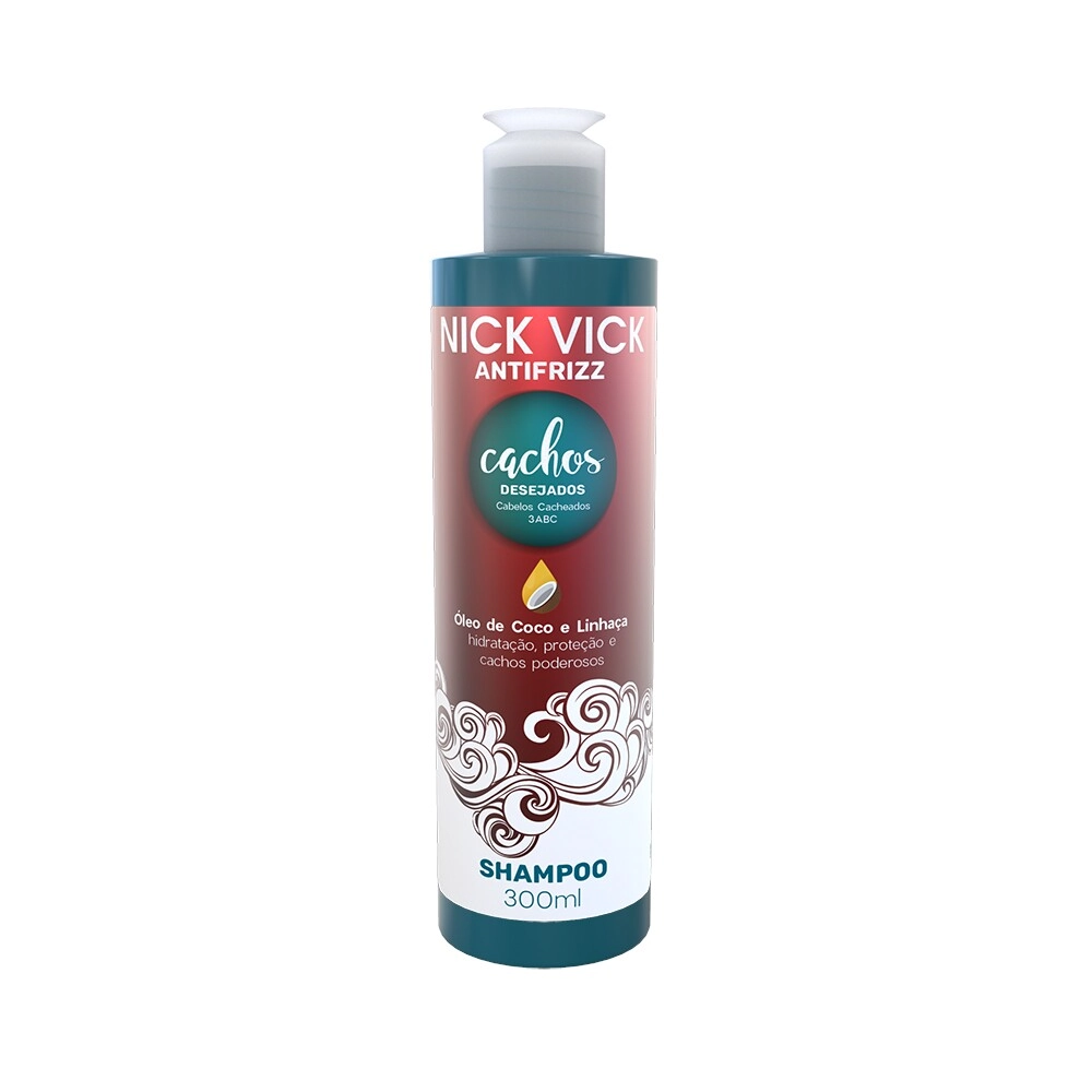 Nick Vick Nutri Antifrizz Sh 300ml Cachos