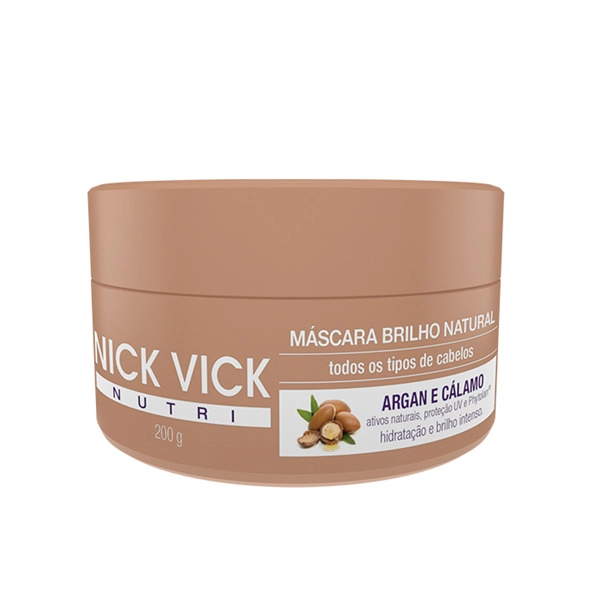 Nick Vick Nutri Mascara Brilho Natural 200 G