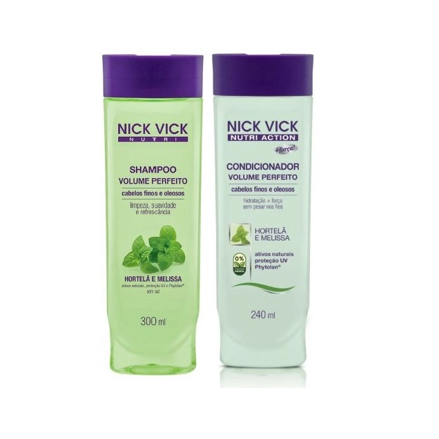 Nick Vick Nutri Volume Kit Sh 300ml Cond 240ml
