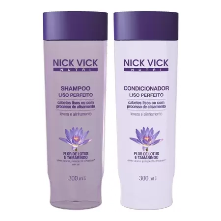 Nick Vick Nutri Liso Perfeito Kit Sh Cond 300ml