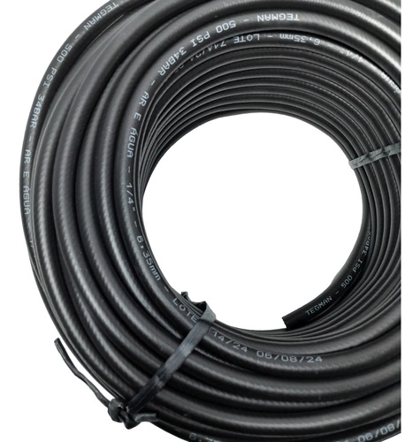 Mangueira Pneumática/ar Comprimido De 500 Psi 1/4 Pol. 60mts