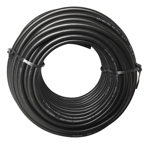 Mangueira Ar Comprimido Pneumática 500 Psi 1/4 Rolo C/ 20mts