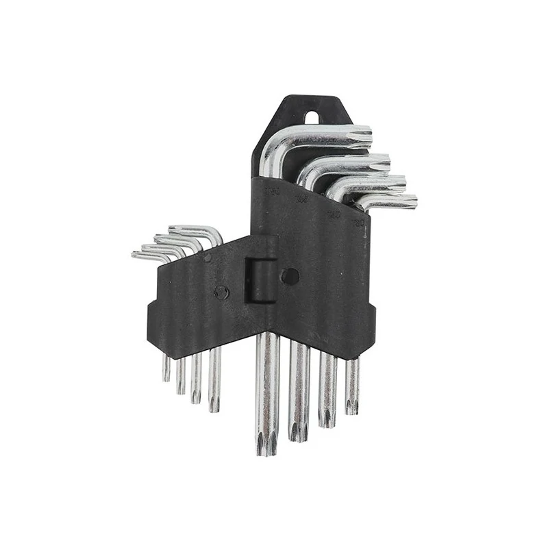 Kit de Chave Torx de Aço 12cm (9 Peças) - CASCAVEL FERR217