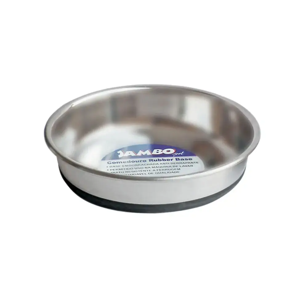 Comedouro Inox Para Gatos Jambo 175ml 1un