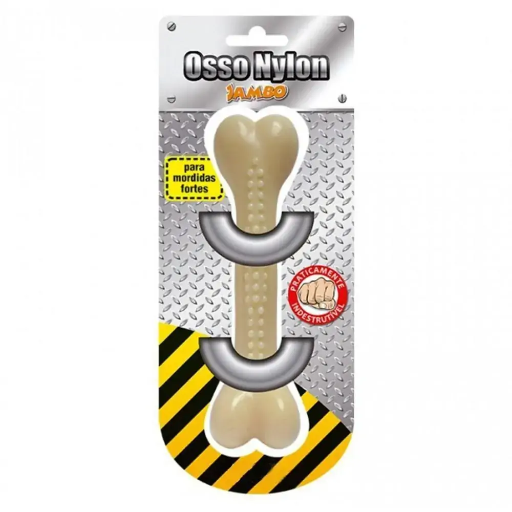 Brinquedo Mordedor Jambo Osso De Nylon Tuff