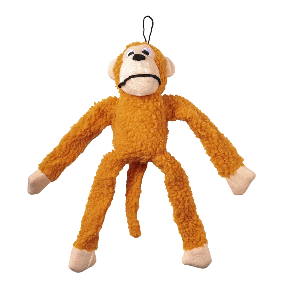 Brinquedo Pelúcia Macaco Kelev Laranja Médio