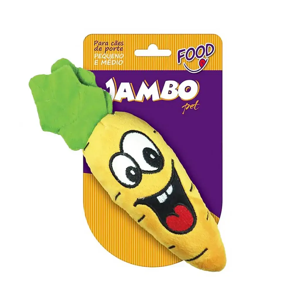 Brinquedo Food Cenoura Jambo Para Cães