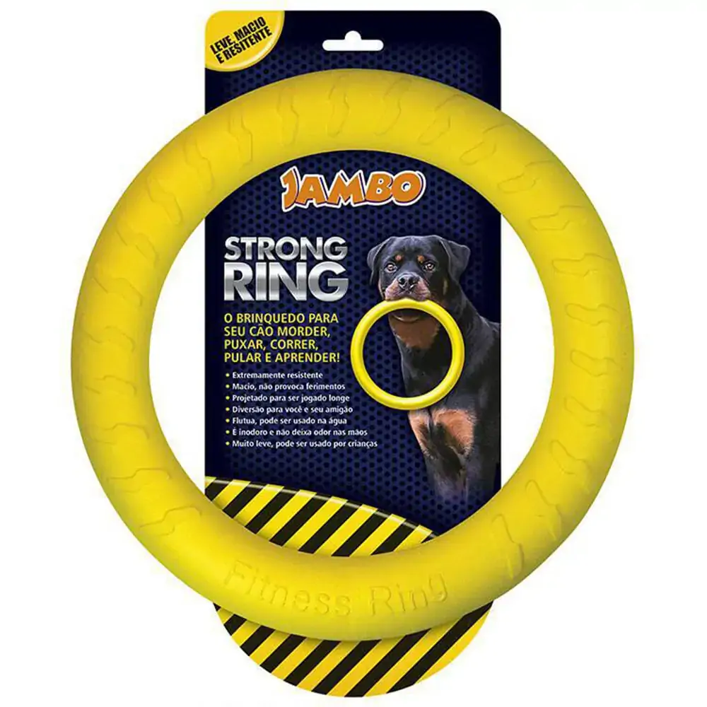 Brinq Anel Ring Strong Amarelo Jambo
