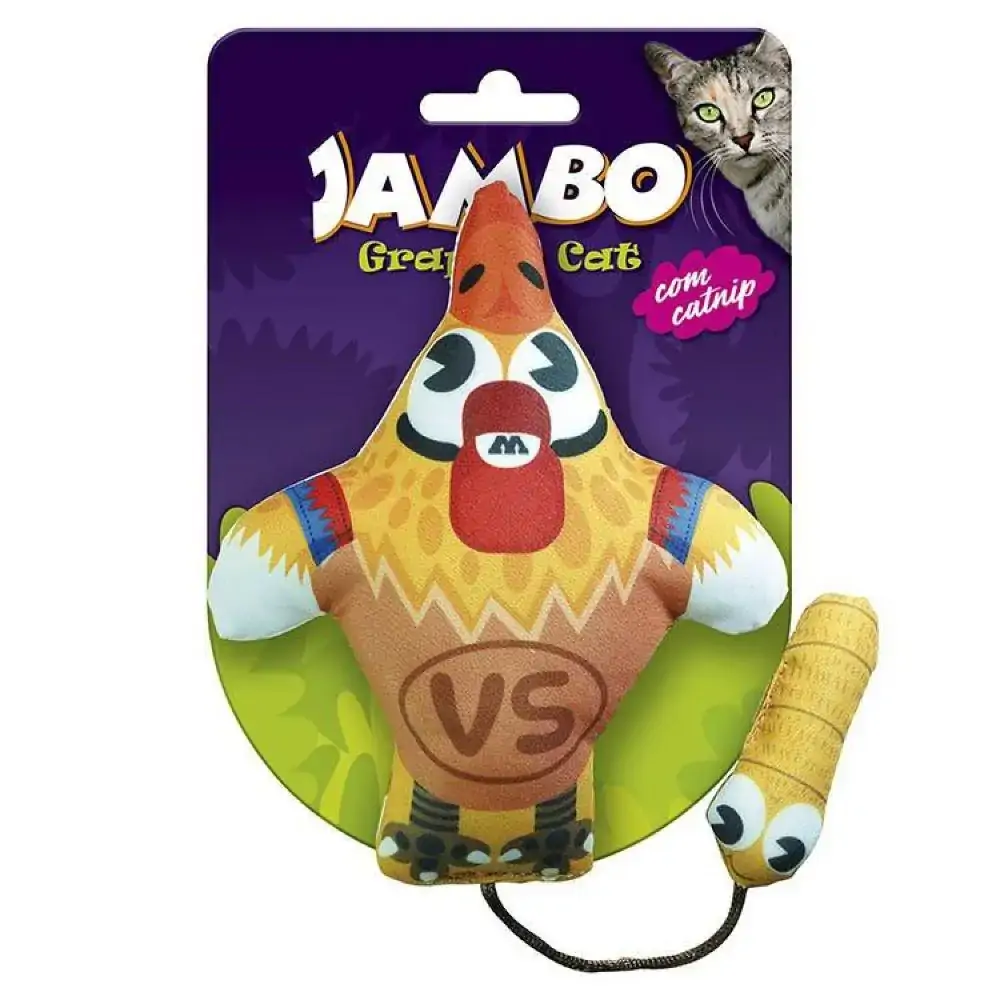 Brinquedo Cat Grafic Bird Jambo Para Gatos Laranja