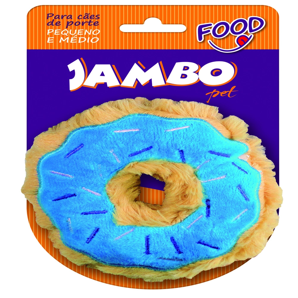 Mord. Pelucia Food Donut Azul Pequeno