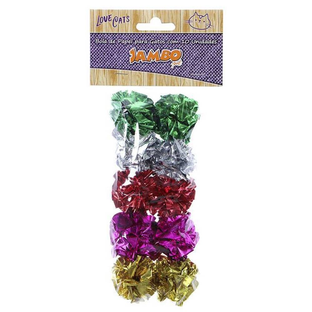 Bola de Papel para Gatos Jambo 10 unidades