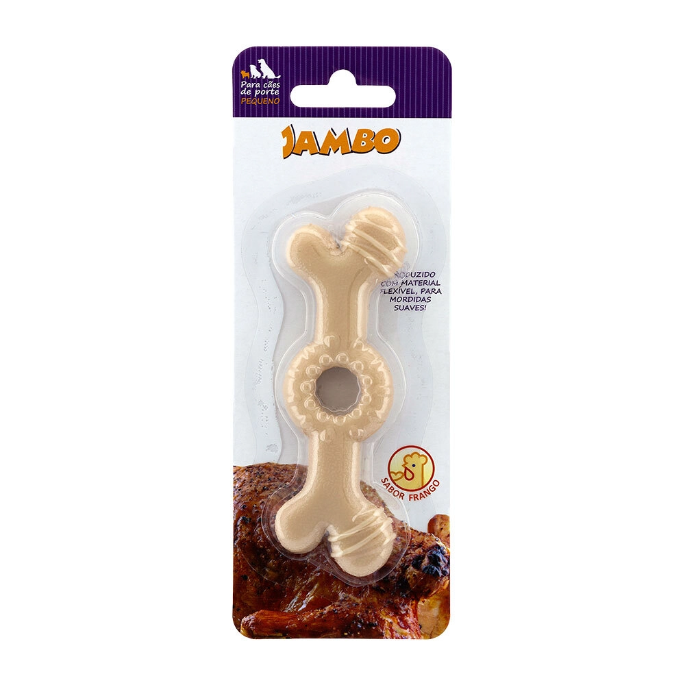 Brinquedo Osso Jambo Anelado TRP Frango
