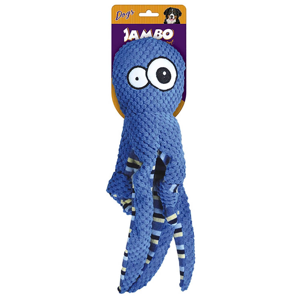 Brinq Mord Pelucia Octopus Azul Jambo
