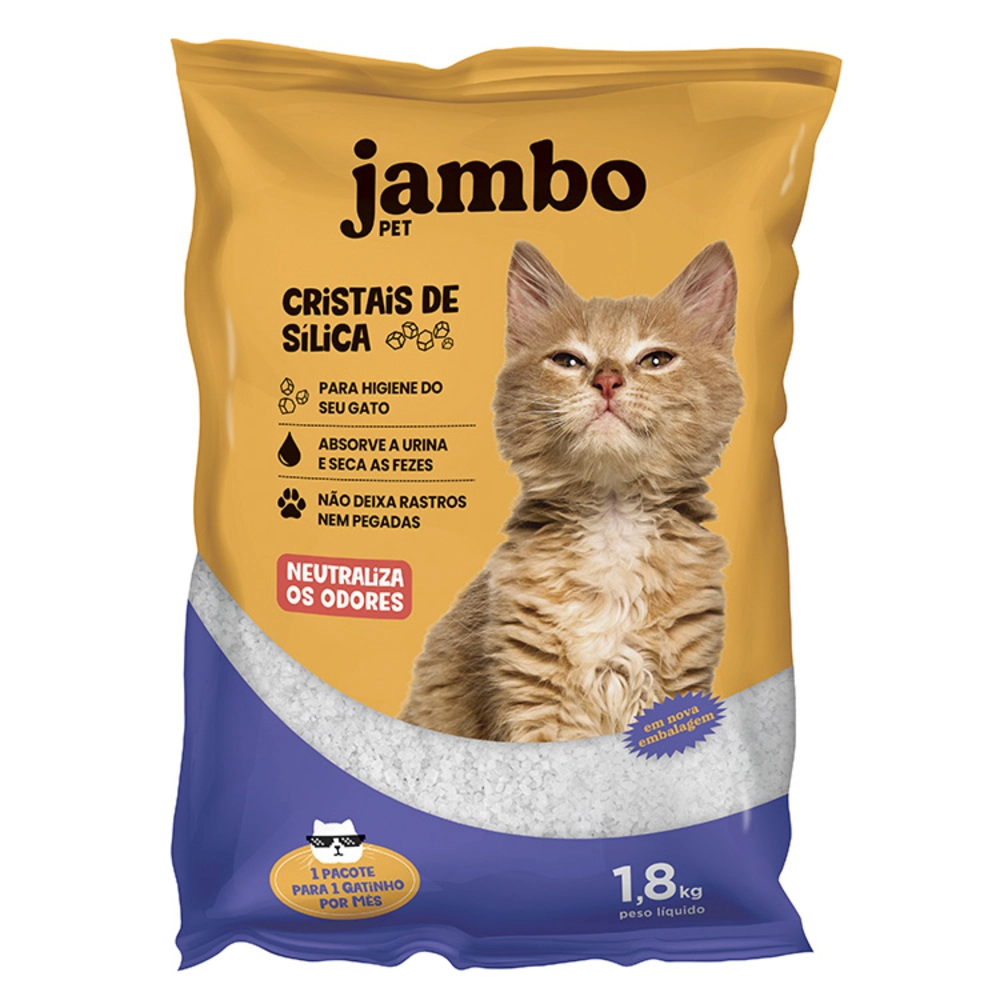 Areia Cristais De Silica Para Gatos