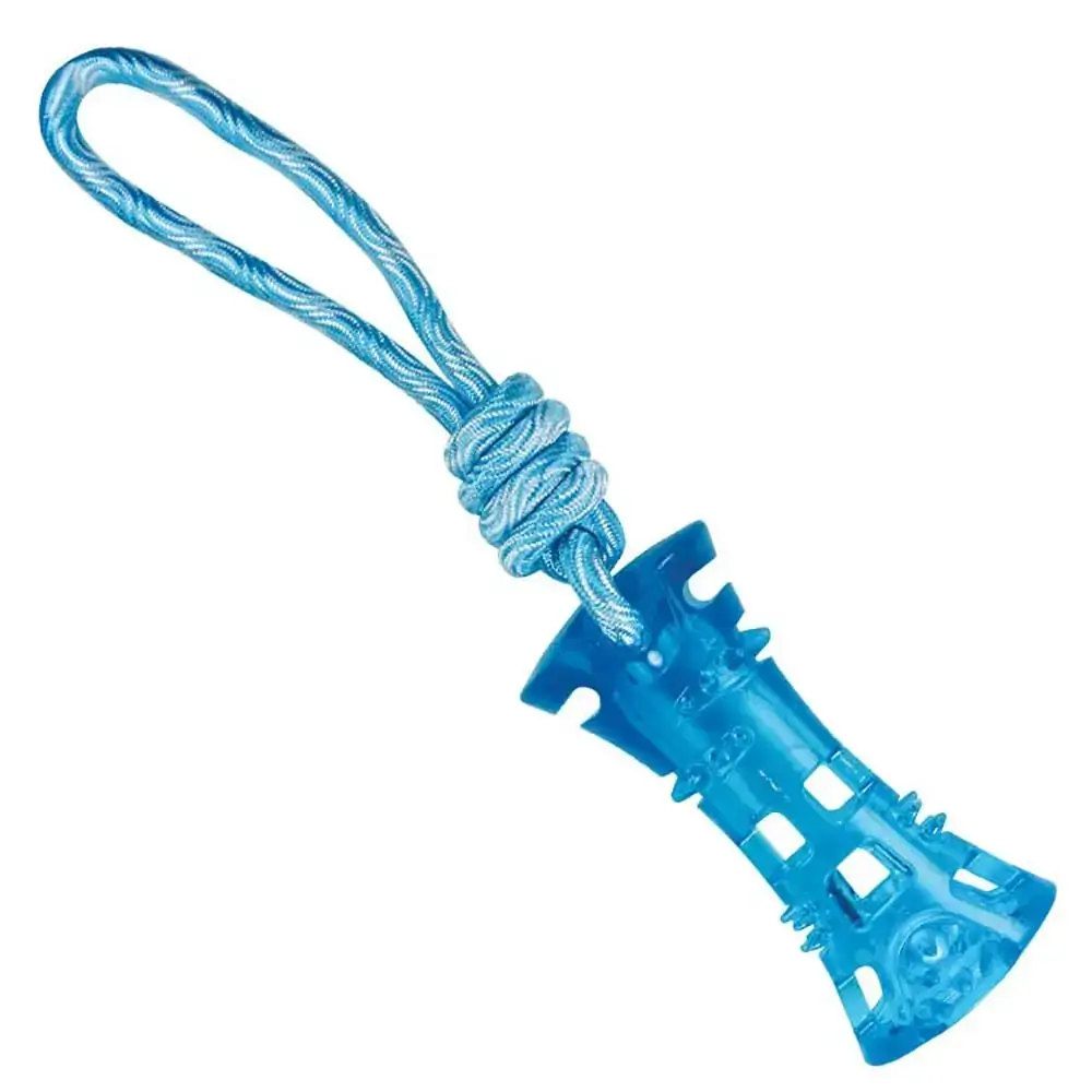 Mordedor com Corda Jambo Treat Bone Rope - Azul