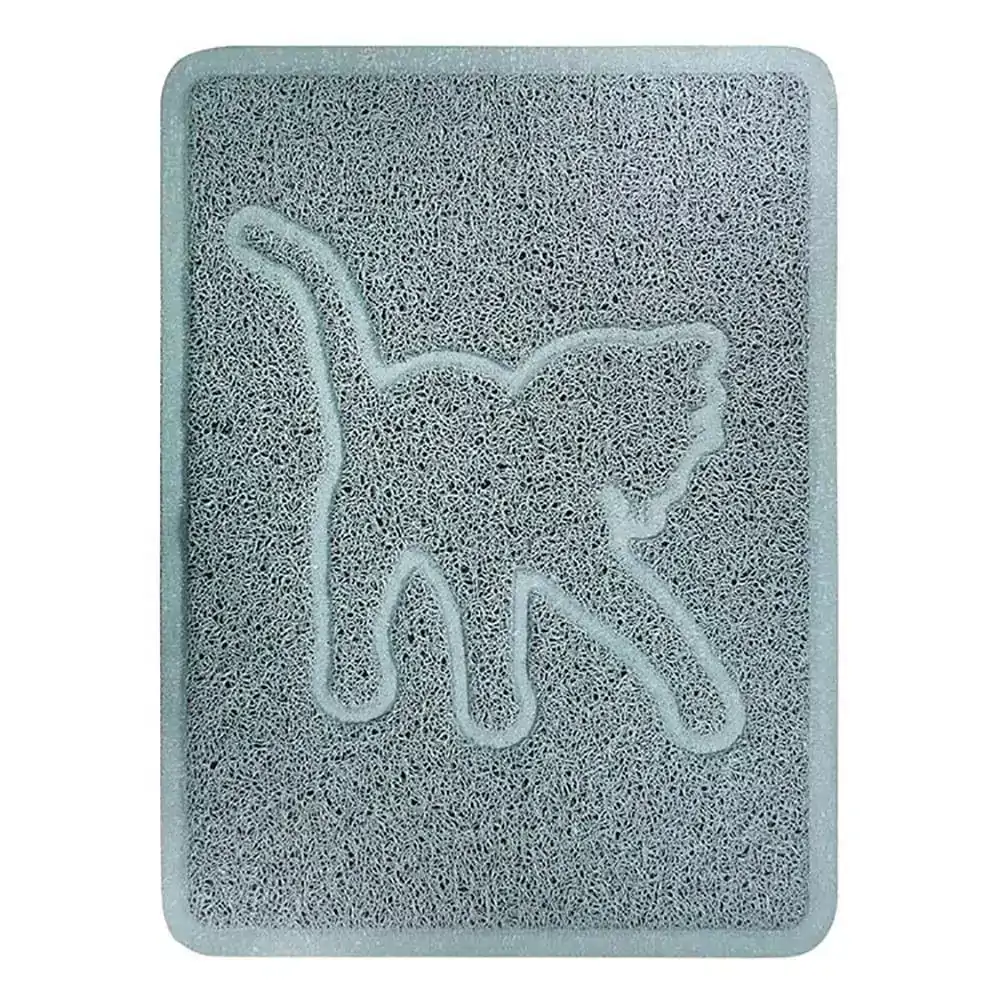 Tapete Trap Mat Gato Cinza Jambo P