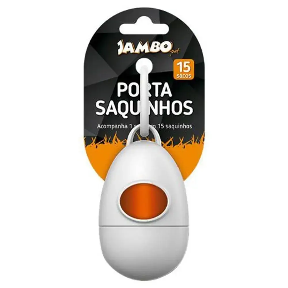 Porta Sacos de plástico com 1 rolo Friend Jambo - Branco