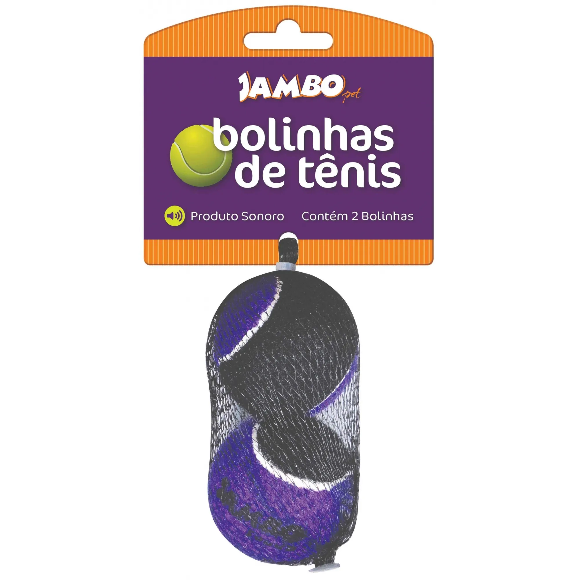 Bola Tenis Sound Logo Pq 2un Jambo
