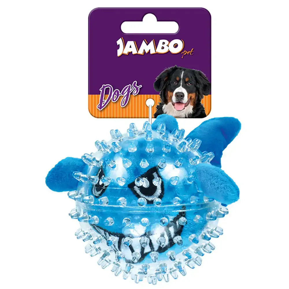 Mordedor De Pelúcia Spiky Ball Tubarão