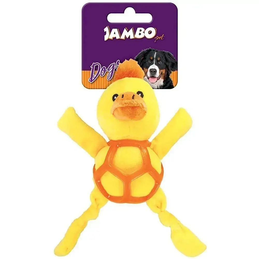 Mordedor Pelúcia Jambo Pet Net Ball Pato