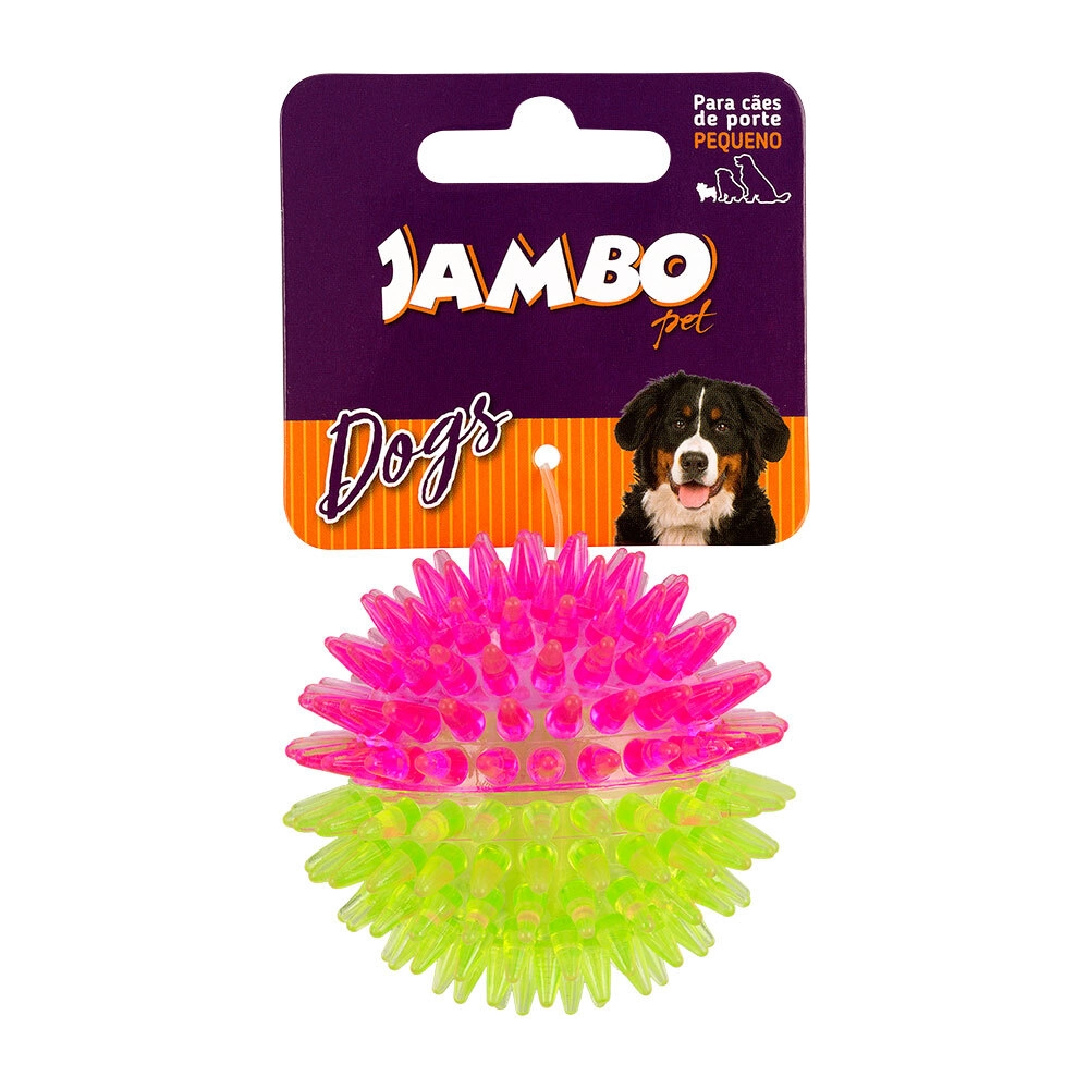 Brinq Bola Espinho Dual Color Pq Jambo