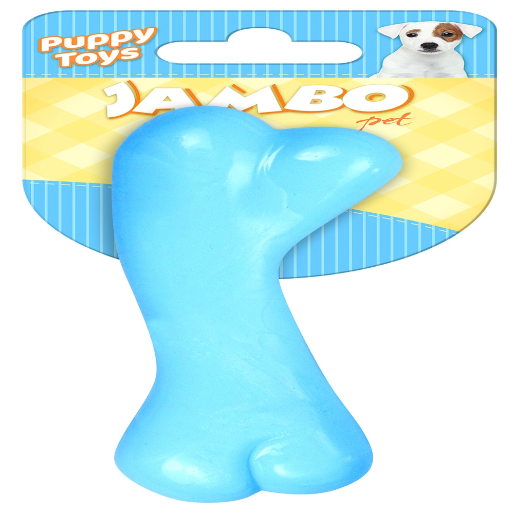 Mordedor Ossinho Baby Bone Cor Azul Jambo Pet