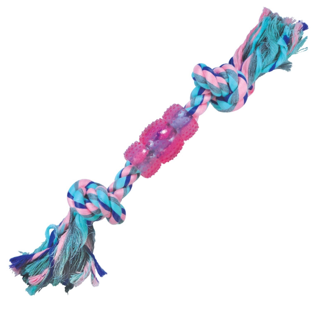 Mordedor Corda Rubber Bone Pastel