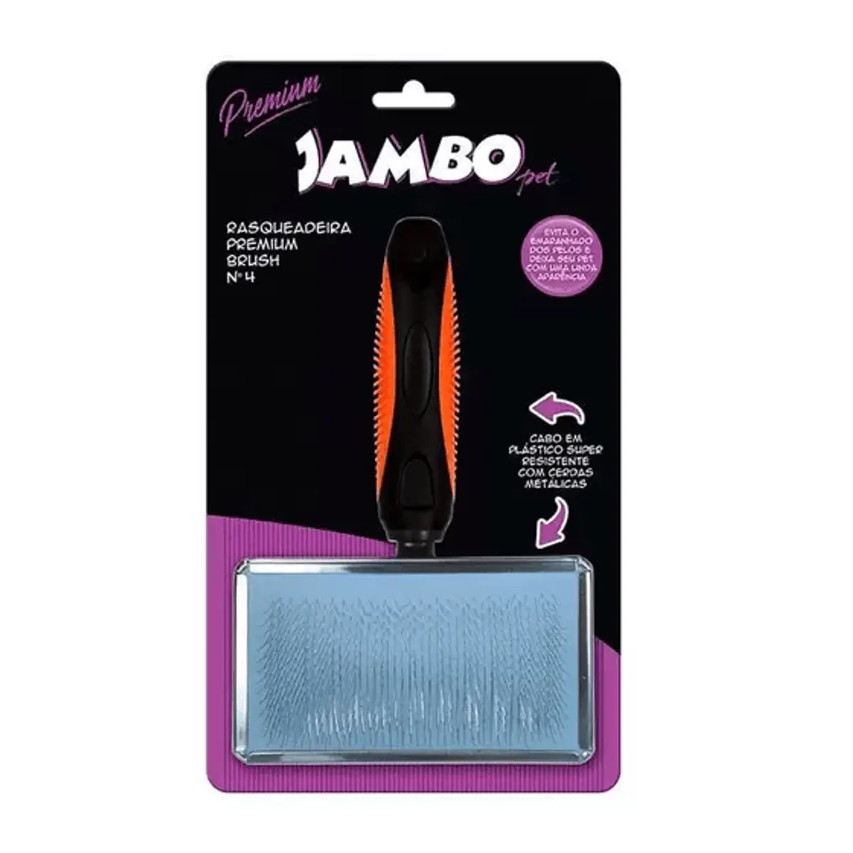 Rasqueadeira Premium Brush 19cm Jambo Pet