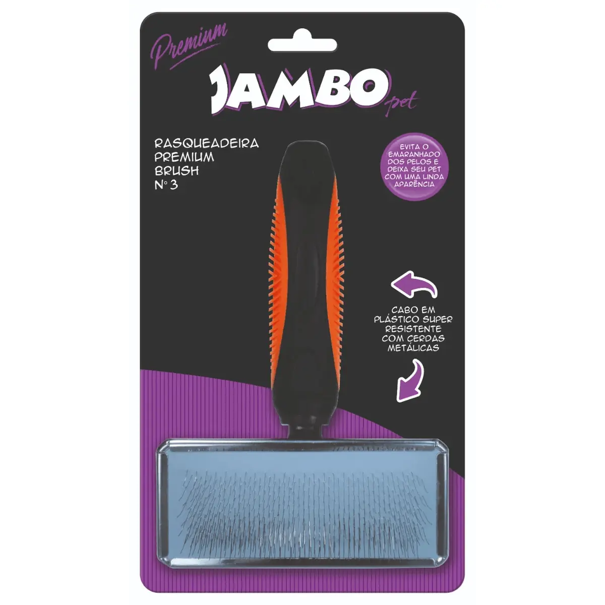 Rasqueadeira Premium Brush 19cm Jambo