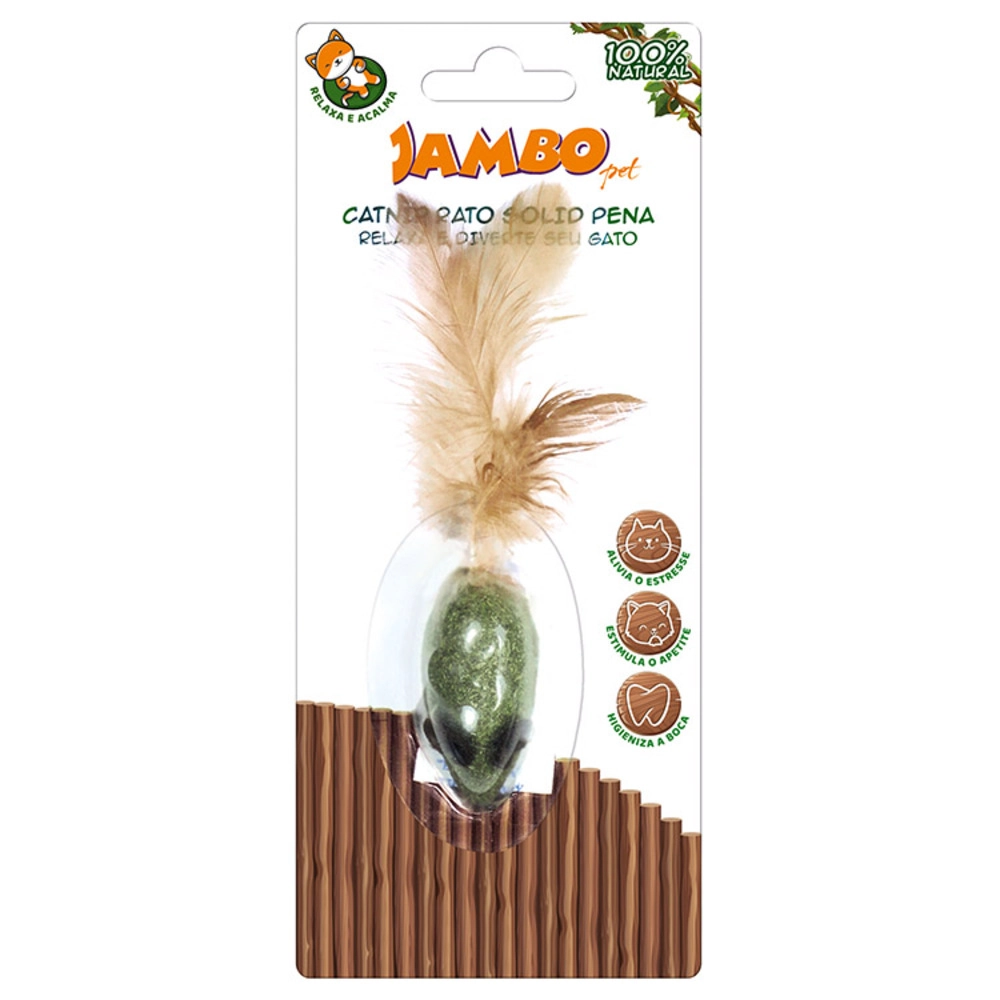 Catnip Rato Solid Com Pena