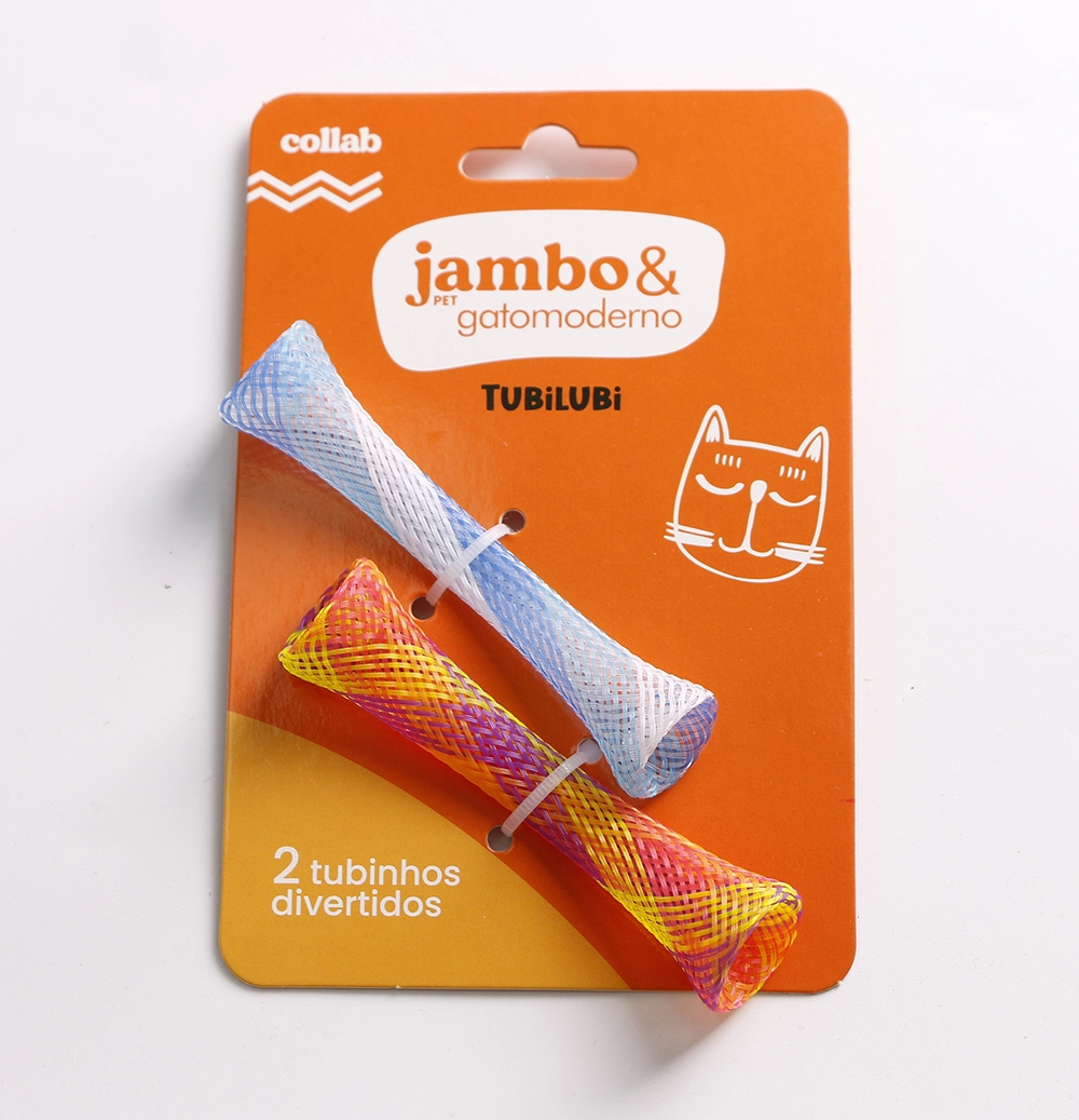 Brinquedo Gato Moderno Spring Com 2 Pcs Un
